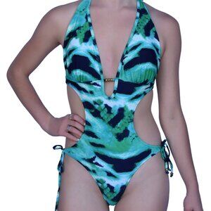 NWT Women's NWSC One Piece Monokini Swimsuit Bikini S Small 2 4
